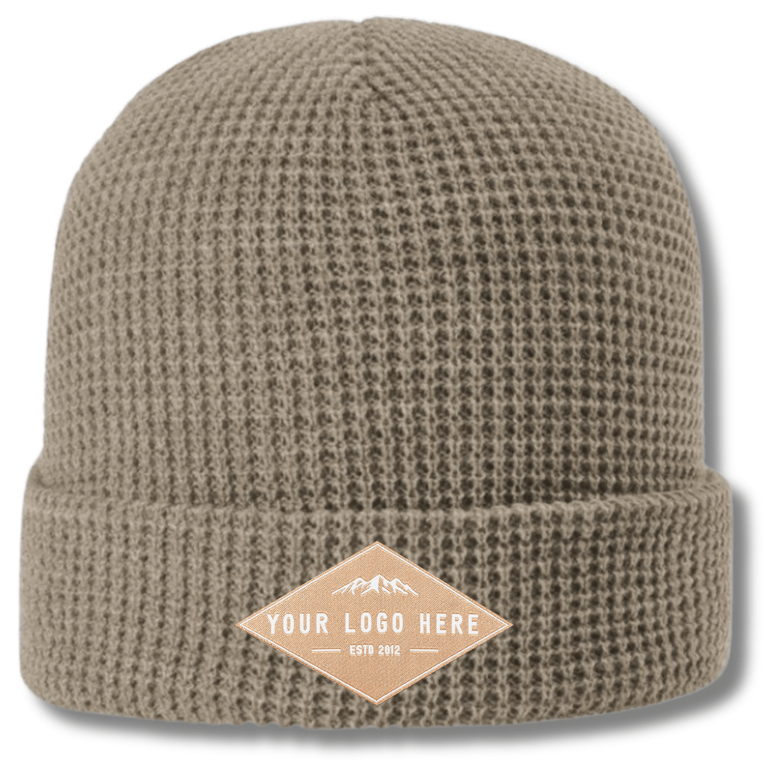 Richardson 146 – Waffle Knit Cuffed Beanie | Custom Beanies with Your Logo in Bulk