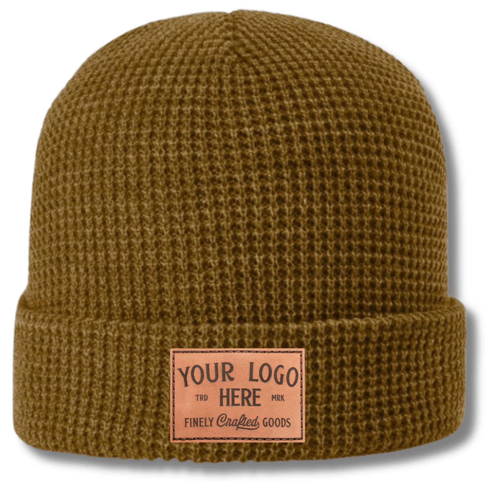 Richardson 146 – Waffle Knit Cuffed Beanie | Custom Beanies with Your Logo in Bulk