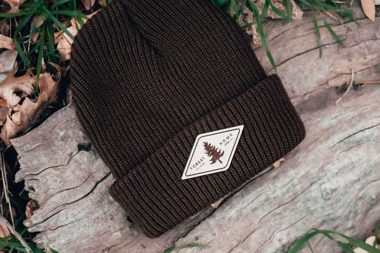 custom winter knit beanie caps