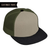 customizable logo grey loden green trucker hat 