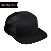 customizable with logo black custom hats trucker