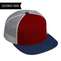 customizable with logo maroon black trucker hats bulk