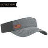 customized leather patch hat visors richardson 712 trucker visor