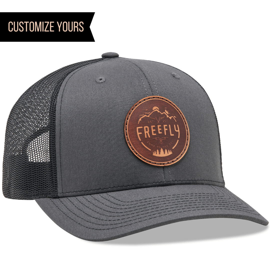 Custom Leather Patch Hats - Richardson 112 Trucker - Free Shipping ...