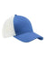 blue white eco friendly organic cotton trucker hat customizable in bulk wholesale