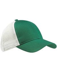 green eco friendly organic cotton trucker hat customizable in bulk wholesale