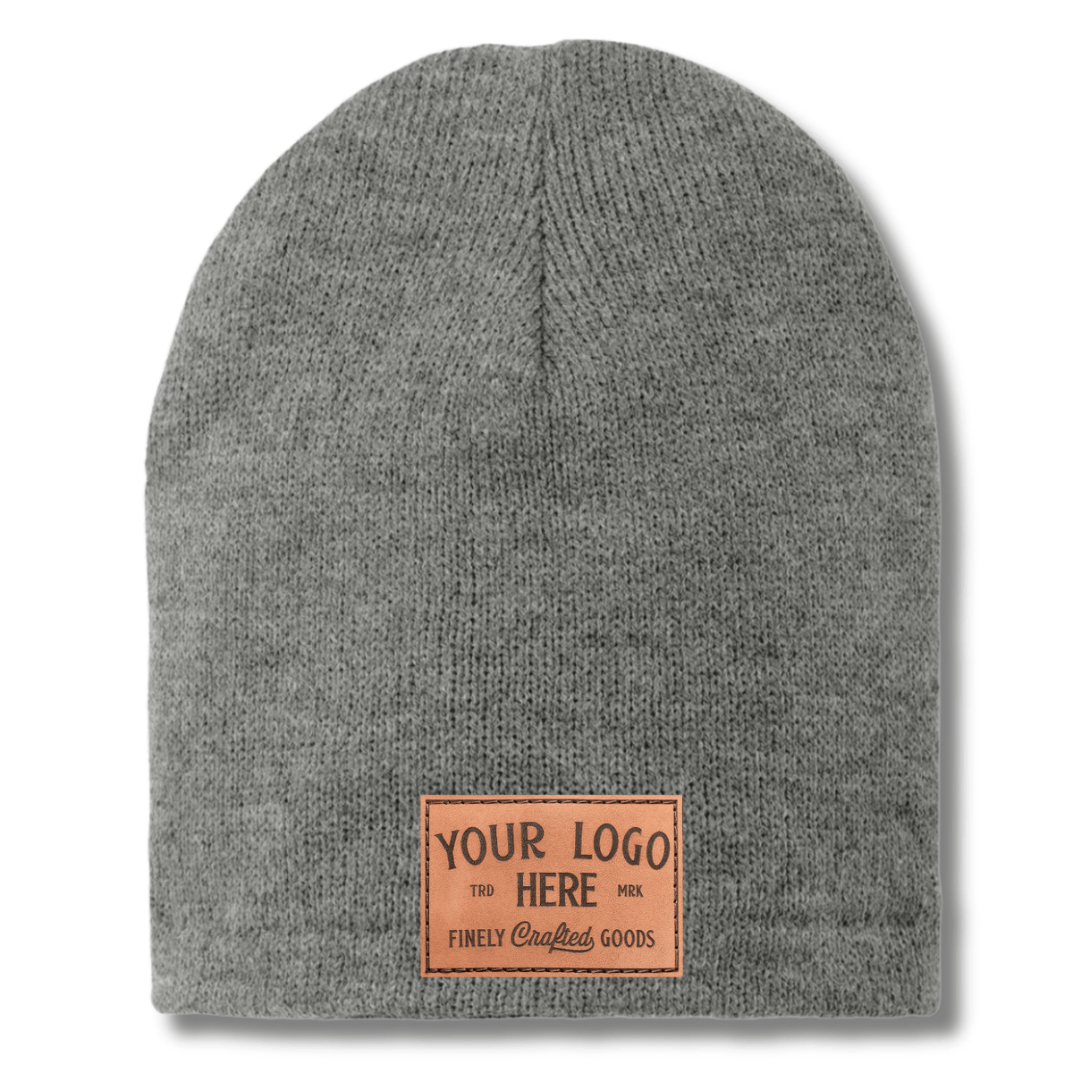 CP91L Port & Company® – Fleece-Lined Uncuffed Beanie | Custom Hats with Your Logo in Bulk-printed-patch-Dekni Creations Inc.