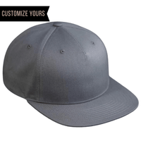 grey c55 ct 5 panel pinch front structured hard hat flat bill snap back high profile customized with leather patch or embroidered logo for bulk ordering
