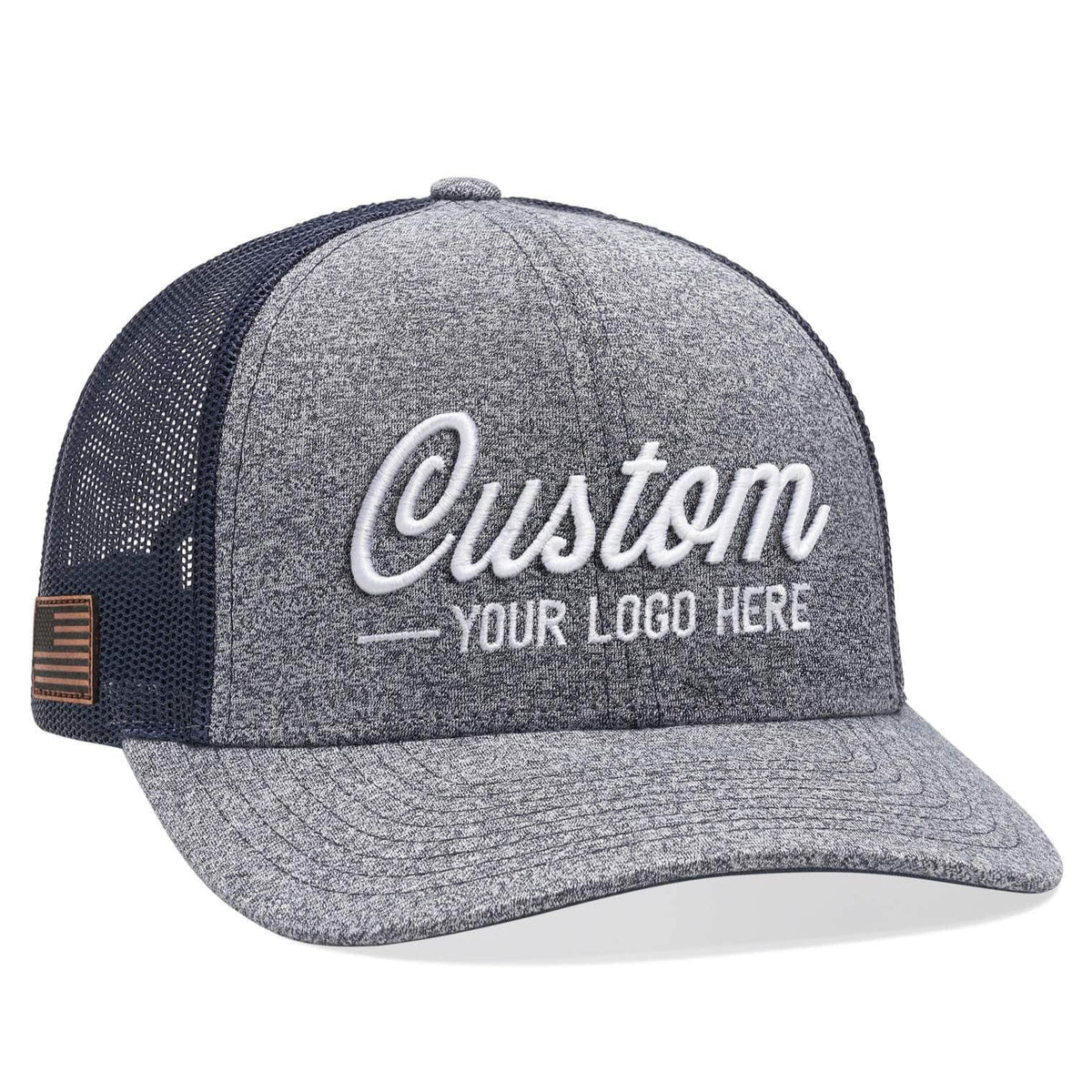 Richardson 115CH – Low-Profile Heathered Trucker Hat | Custom Hats with Your Logo in Bulk-Dekni-Creations