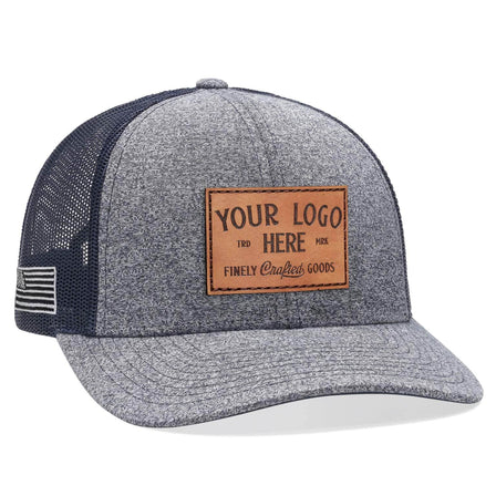 Richardson 115CH – Low-Profile Heathered Trucker Hat | Custom Hats with Your Logo in Bulk-Dekni-Creations