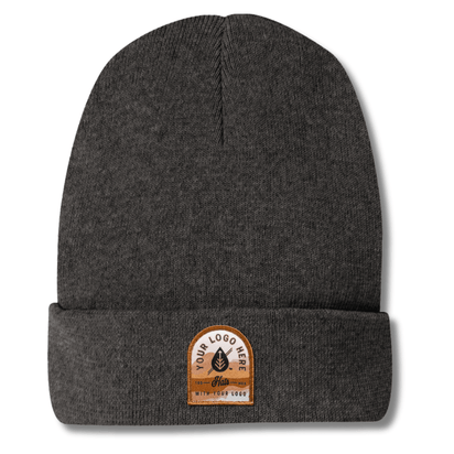 District® DT815 Re-Beanie™ – Recycled Cotton & Polyester Beanie | Custom Beanies with Your Logo-embroidered-Dekni Creations Inc.