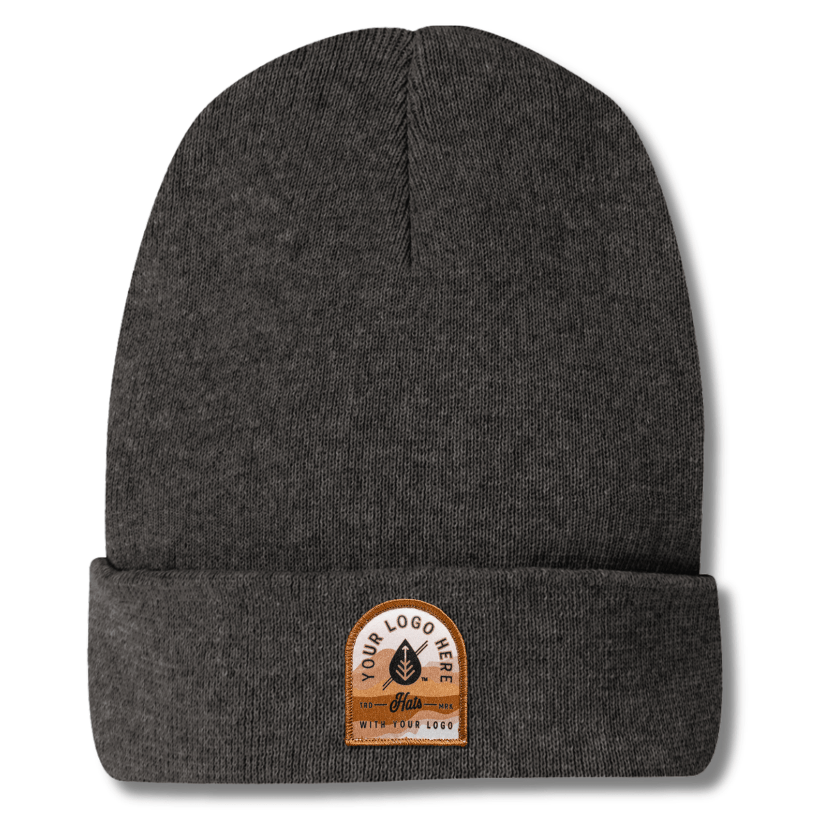 ファッション雑貨・小物その他 +DEINET+ D LOGO KNIT BEANIE IN CHARCOAL KDBXE4WB211 SHORE Custom Recycled Cable Knit Beanie | Dekni Creations