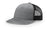 Heather Grey Black Richardson 112FP Low Profile Trucker Hat Blank for Customizing With Your Logo In Bulk by Dekni Creations