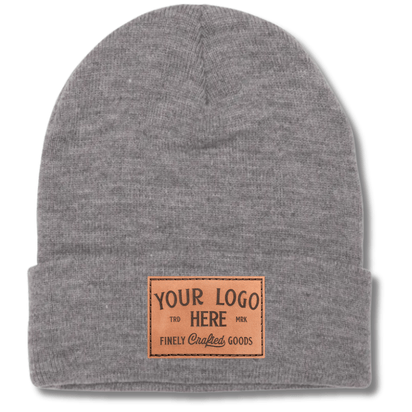Yupoong 1501KC – Cuffed Knit Beanie | Custom Beanies with Your Logo in Bulk-embroidered-Dekni Creations Inc.