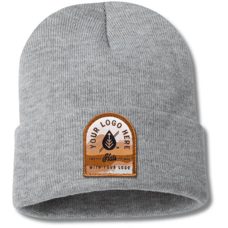 Sportsman SP12 – Solid Knit Beanie Stocking Cap | Custom Beanies with Your Logo in Bulk-embroidered-Dekni Creations Inc.
