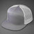 C58-CTM - 7 PANEL TRUCKER - COTTON TWILL & MESH SNAPBACK FLAT BILL HAT (Bulk Custom with Your Logo)