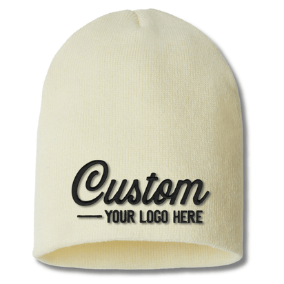 Cap America SKN28 – Made in USA Sustainable Recycled Beanie | Custom Beanies with Your Logo in Bulk-embroidered-Dekni Creations Inc.