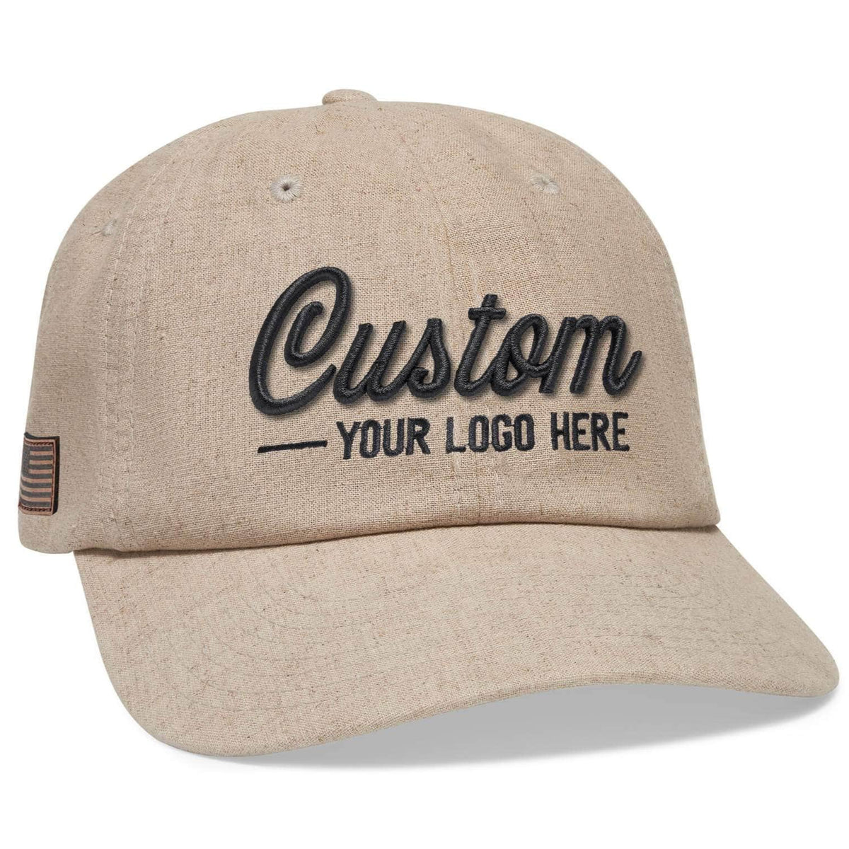 Richardson 252L – Premium Linen Dad Hat | Custom Hats with Your Logo in Bulk-Dekni-Creations