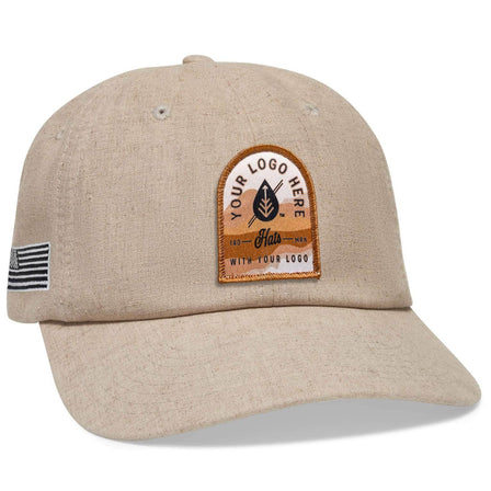 Richardson 252L – Premium Linen Dad Hat | Custom Hats with Your Logo in Bulk-Dekni-Creations