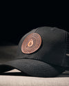leather patch hats with custom logo 