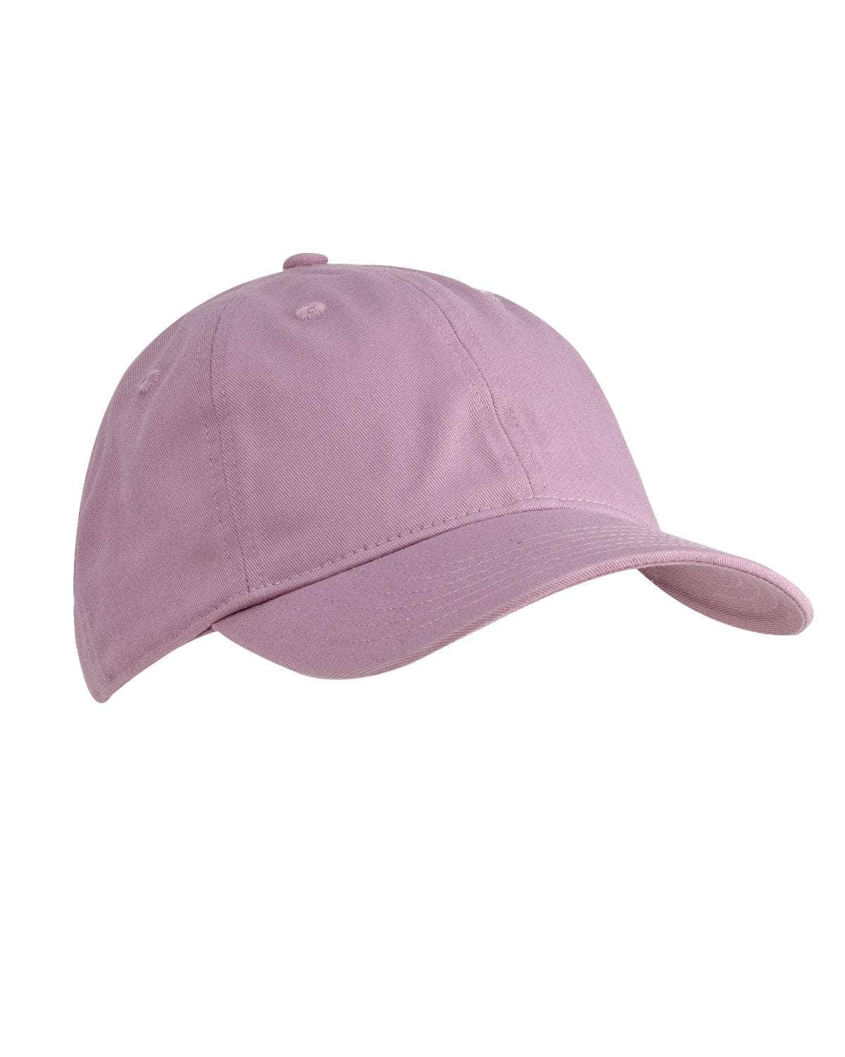 lilac haze custom econscious ec7000 eco friendly 100% organic cotton natural fiber material baseball cap unstructured dad hat custom designed with personalised logo for business merch decorated in the USA by Dekni Creations  