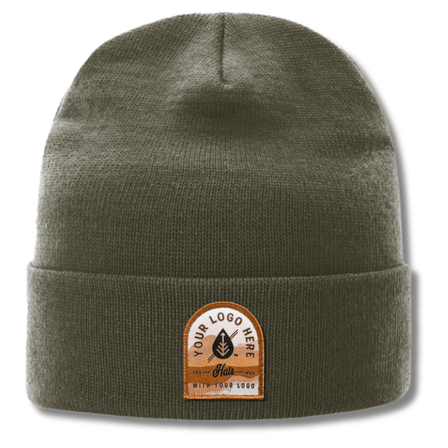 Richardson 139RE – Recycled Knit Beanie | Custom Beanies with Your Logo in Bulk-embroidered-Dekni Creations Inc.