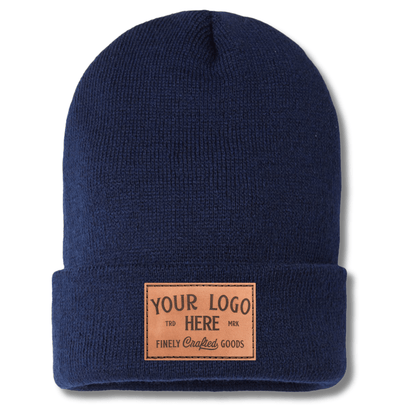 Cap America SKN24 – Made in USA Sustainable Recycled Beanie | Custom Beanies with Your Logo in Bulk-embroidered-Dekni Creations Inc.