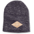 BA524 – Uncuffed Ribbed Marled Beanie | Custom Beanies with Your Logo in Bulk