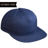 navy c55 ct 5 panel pinch front structured hard hat flat bill snap back high profile customized leather patch or embroidered logo for bulk ordering
