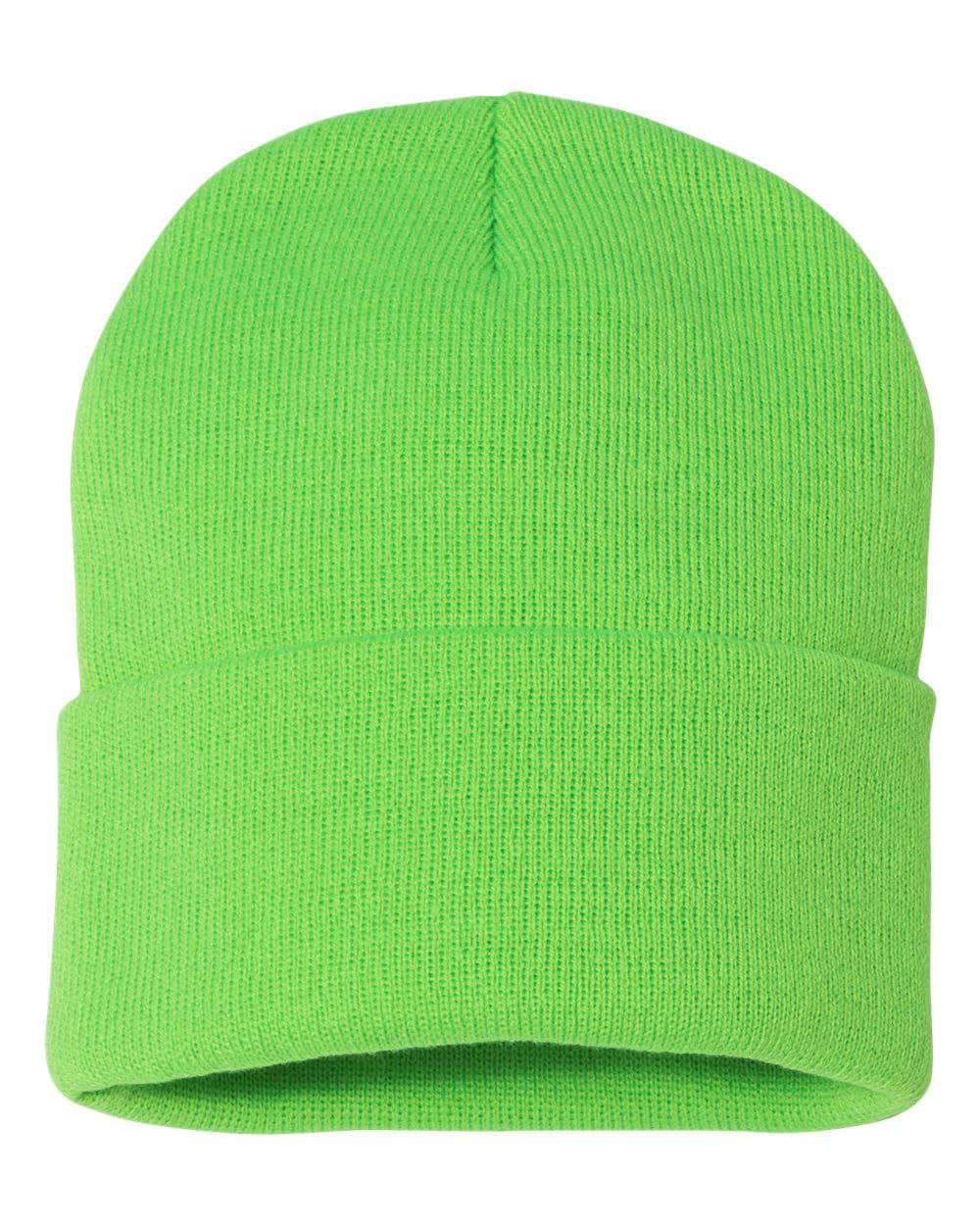 SP12 - Sportsman - 12" Solid Knit Beanie Stocking Cap (Custom with Your Logo)