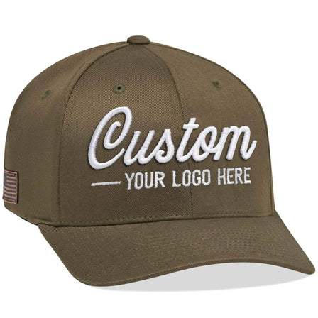 Flexfit 6277(T) – Fitted Wooly Combed Hat | Custom Hats with Your Logo in Bulk-Dekni-Creations