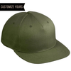 olive c55 ct 5 panel pinch front structured hard hat flat bill snap back high profile customized with leather patch or embroidered logo for bulk ordering
