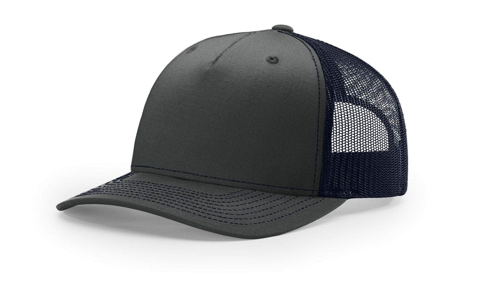 Ombre Blue Richardson 112FP Low Profile Trucker Hat Blank for Customizing With Your Logo In Bulk by Dekni Creations