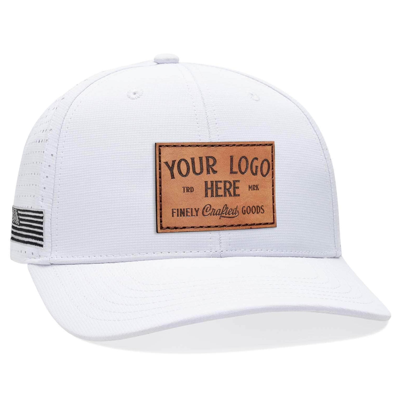 BA537 – Performance Perforated Cap | Custom Hats with Your Logo in Bulk-Dekni-Creations