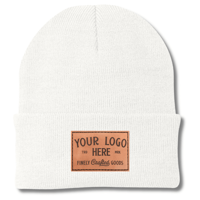 Port & Company CP90 – Knit Cap Stocking Beanie | Custom Beanies with Your Logo in Bulk-embroidered-Dekni Creations Inc.