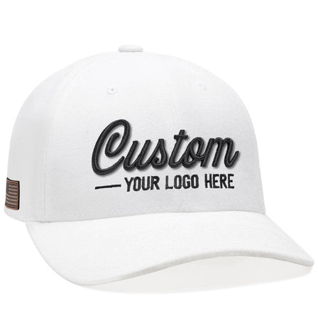 Yupoong 6789M – Pre-Curved Wool Blend Snapback Hat | Custom Hats with Your Logo in Bulk-Dekni-Creations