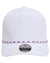 Imperial 5054 Wrightson – Sustainable Recycled Rope Hat | Custom Hats with Your Logo in Bulk-White/Light Blue-Red-Dekni-Creations