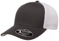 110m charcoal white custom flexfit hats with customize your logo text