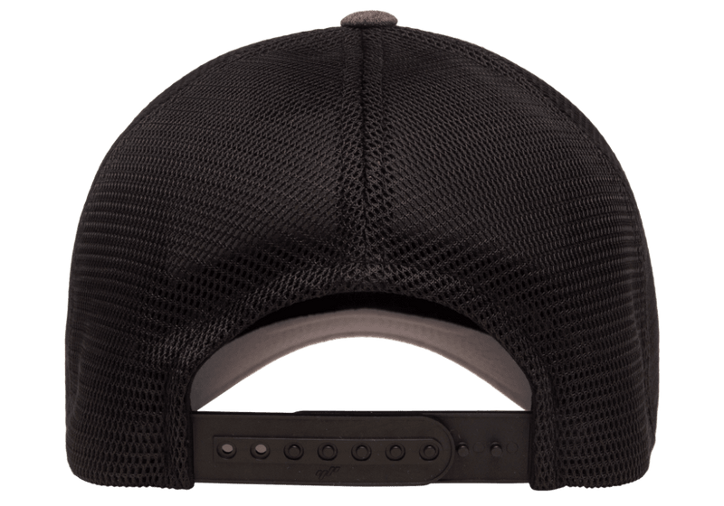 Your Discounts FLEXFIT Logo - Creations 110 | With Custom Leather Dekni Hats Patch | Bulk