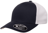 110m navy white custom flexfit hats with customize your logo text