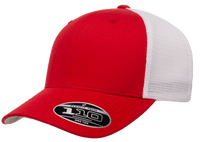 110m red white custom flexfit hats with customize your logo text