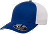 110m royal blue white custom flexfit hats with customize your logo text
