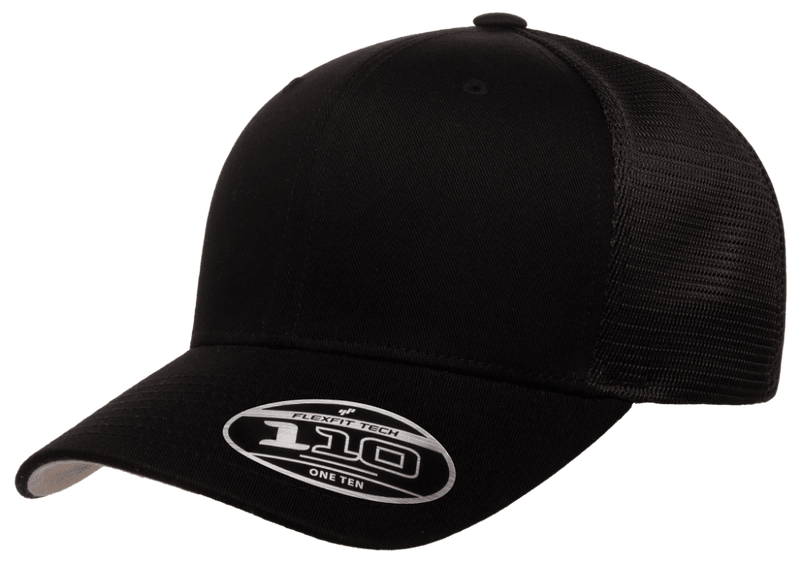 FLEXFIT 110 Creations Custom Leather Your With - Hats | Logo | Dekni Patch Discounts Bulk
