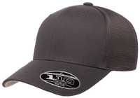 110m charcoal custom flexfit hats with customize your logo text