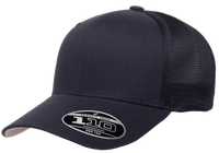 navy 110m custom flexfit hats with customize your logo text