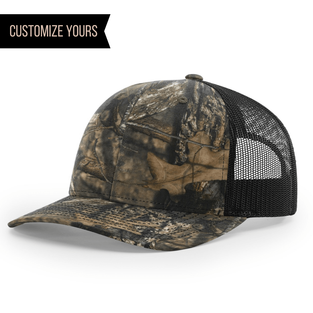 112P - RICHARDSON PRINTED TRUCKER (Bulk Custom with Your Logo)