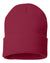 customizable bright pink custom sp12 Sportsman 12" Solid Winter Knit Beanie Stocking Cap