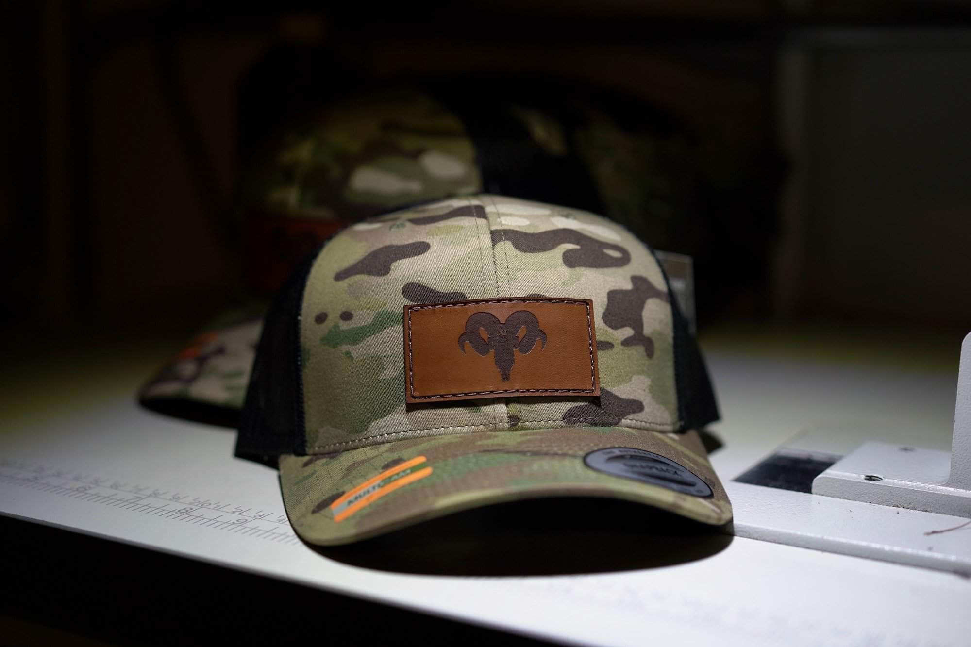 custom patch multicam hat