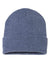 customizable blue custom sp12 Sportsman 12" Solid Winter Knit Beanie Stocking Cap