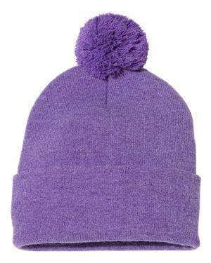 custom sp15 pom pom knit cap with embroidery